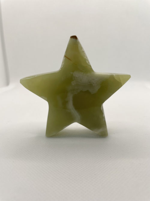 Lemon-calcite-star-crystal
